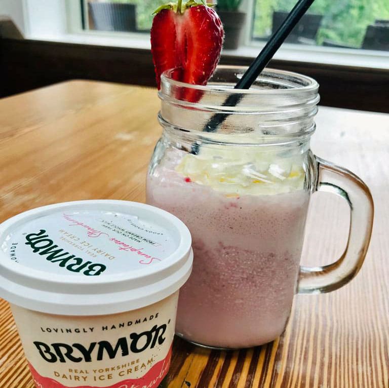 Strawberry-milkshake strawberry milkshake