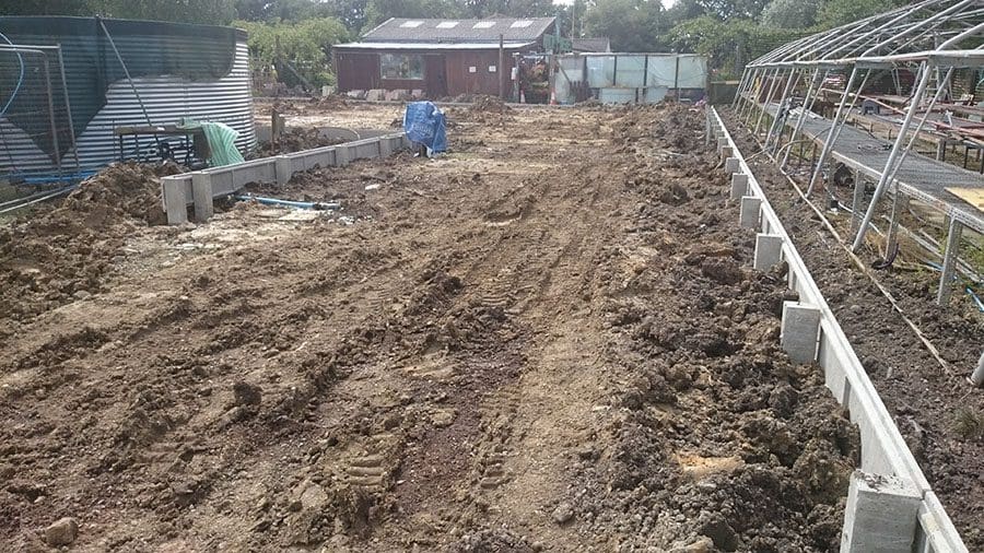2016 New greenhouse build