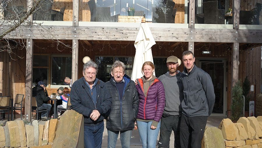 Alan Titchmarsh at the new tearoom opening