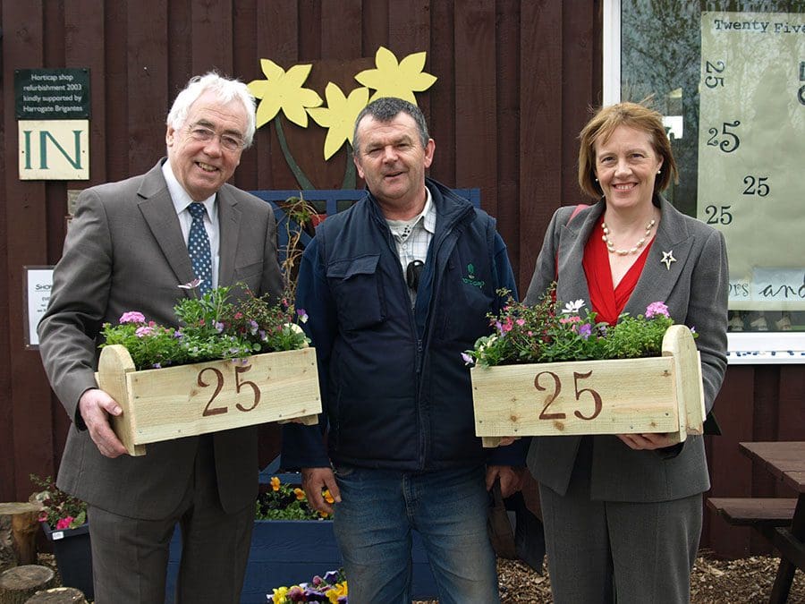 Local MP Phil Willis at Horticap