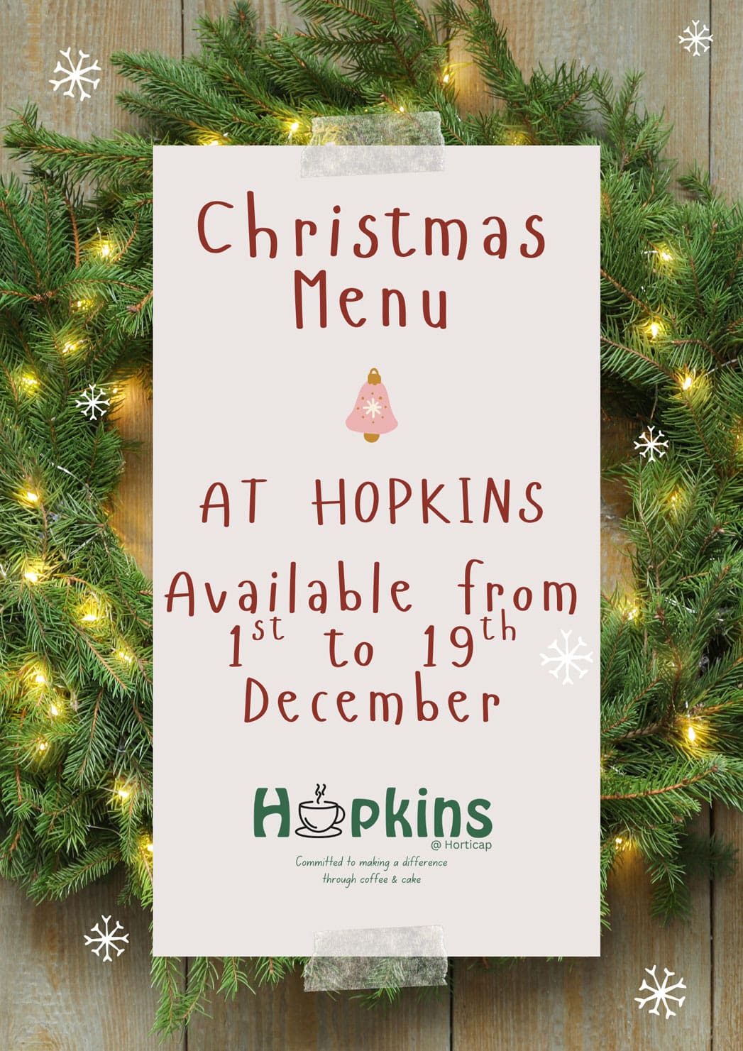 HOPKINS MENU